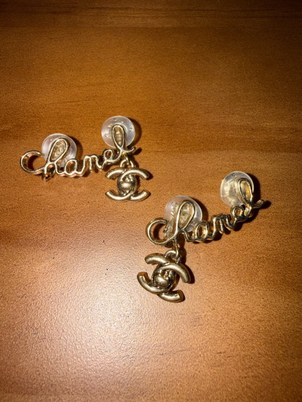 Chanel Logo CC Turnlock Clip-On Earrings Metal